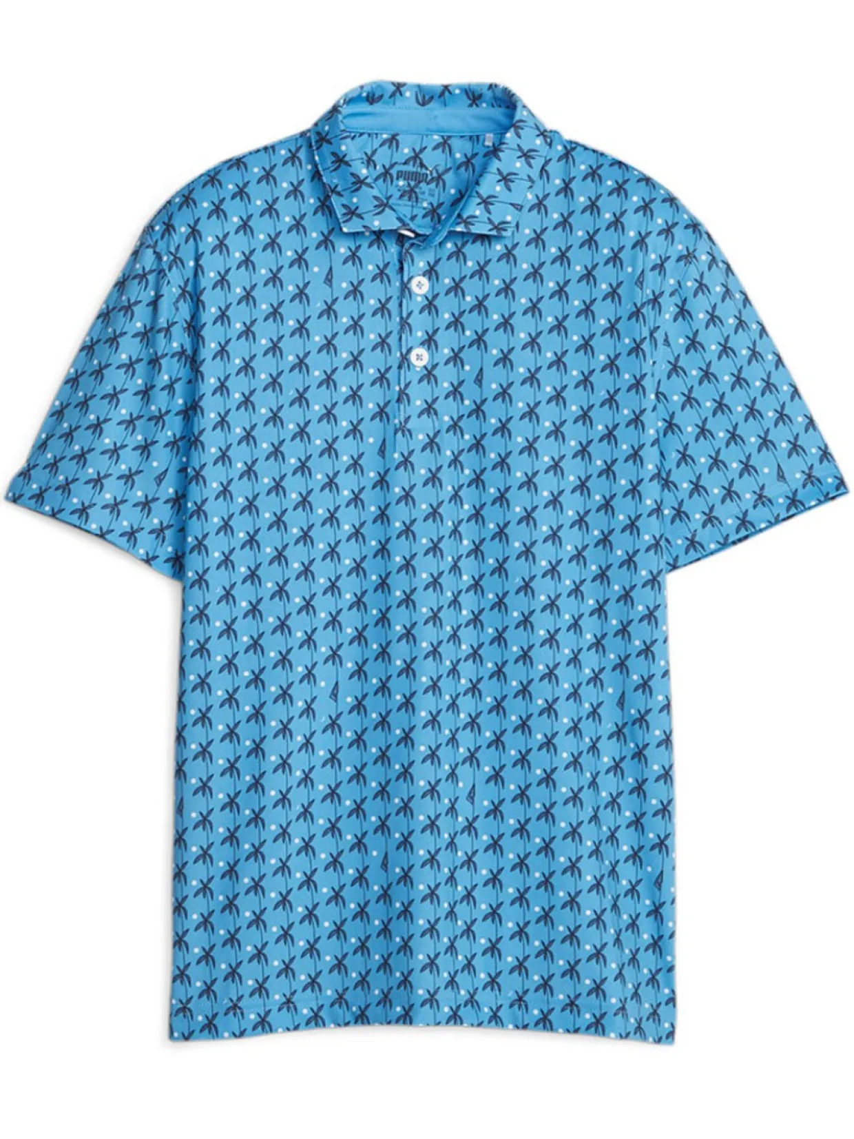 Puma Jr Boy'S Mattr Palms Golf Polo - Regal Blue/Navy Blazer