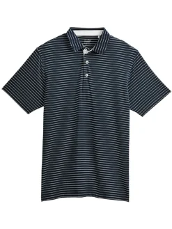 Puma Jr Boy'S Mattr Tucker Golf Polo - Navy Blazer/White Glow