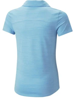 Puma Jr Girl'S Cloudspun Coast Golf Polo - Day Dream Heather