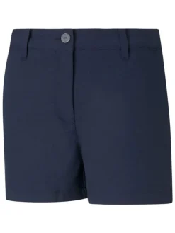 Puma Jr Girls Golf Shorts - Navy Blazer