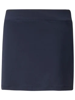 Puma Jr Girls Knit Golf Skort - Navy Blazer