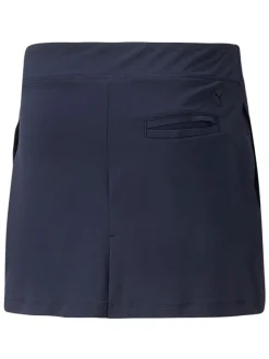 Puma Jr Girls Knit Golf Skort - Navy Blazer