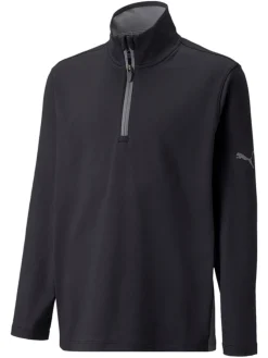 Puma Junior Boys Gamer 1/4 Zip - Puma Black