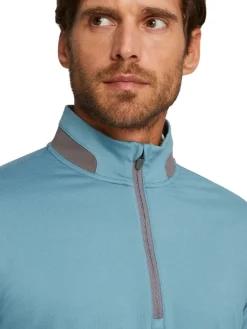 Puma Lightweight 1/4 Zip - Bold Blue/Slate Sky
