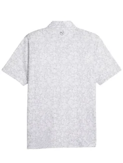 Puma Mattr Caddy Polo - White Glow/Slate Sky