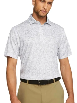 Puma Mattr Caddy Polo - White Glow/Slate Sky