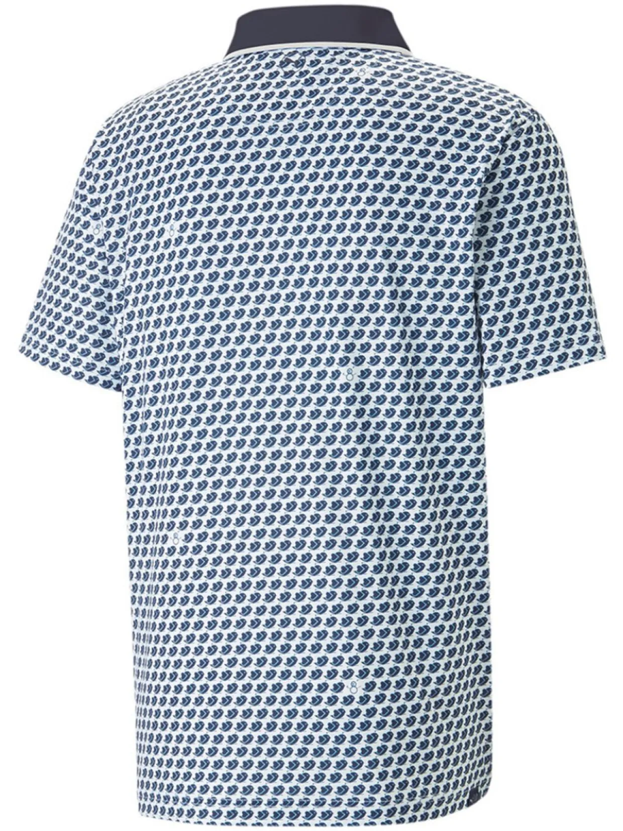 Puma Mattr Love/H8 Golf Polo - Bright White/Navy Blazer