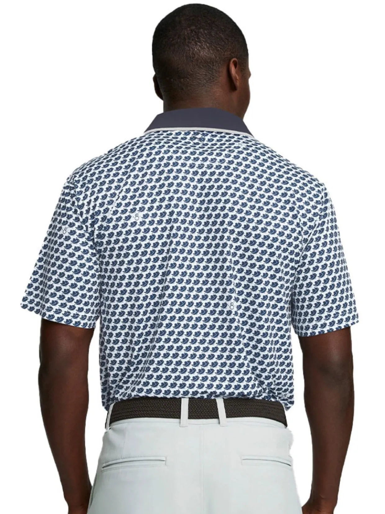 Puma Mattr Love/H8 Golf Polo - Bright White/Navy Blazer