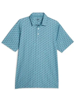 Puma Mattr Palms Polo - Bold Blue/Slate Sky