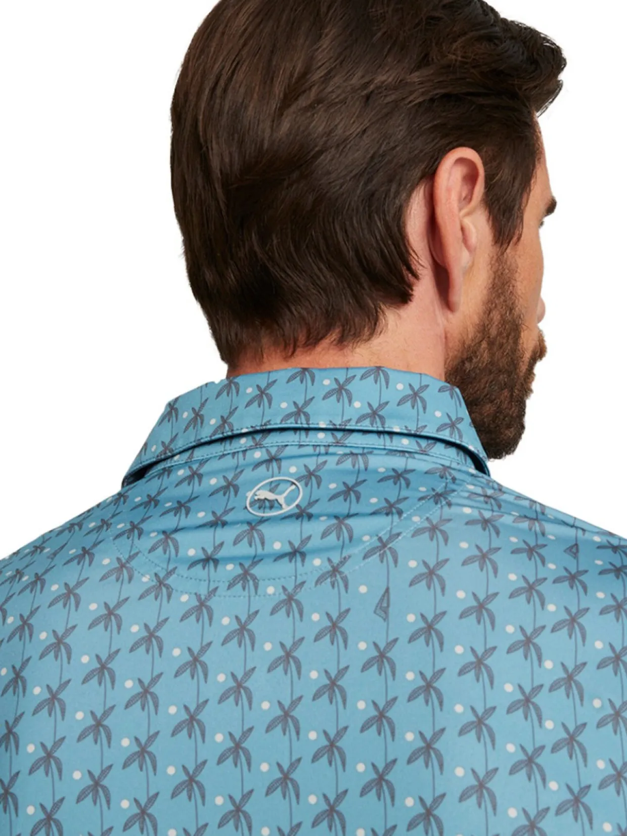 Puma Mattr Palms Polo - Bold Blue/Slate Sky