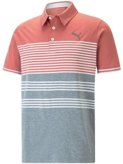 Puma Mattr Track Golf Polo - Heartfelt/Evening Sky Heather