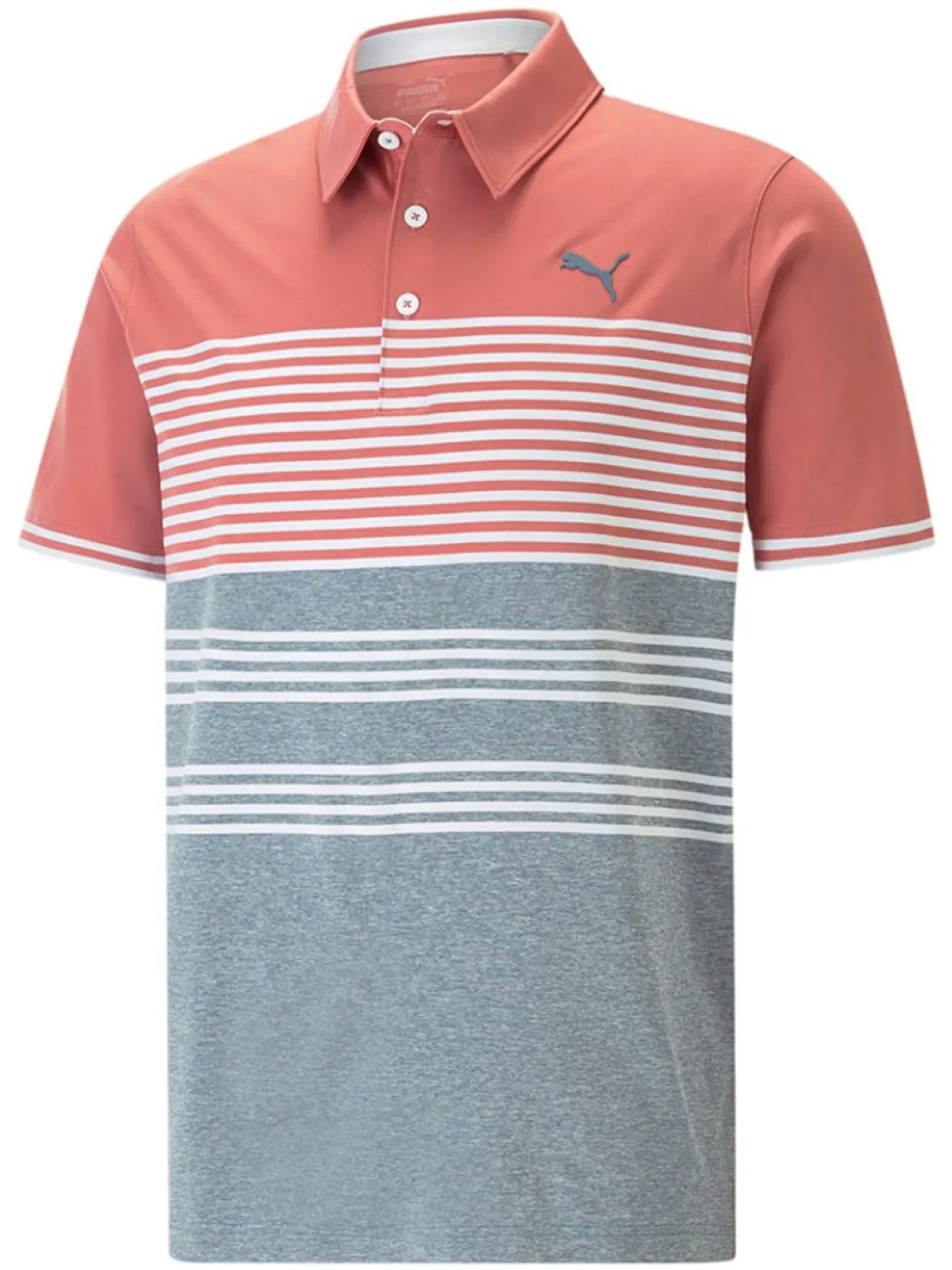 Puma Mattr Track Golf Polo - Heartfelt/Evening Sky Heather