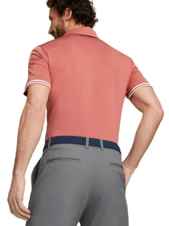 Puma Mattr Track Golf Polo - Heartfelt/Evening Sky Heather