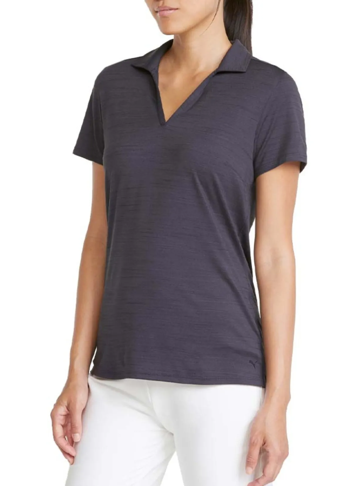 Puma Women'S Cloudspun Coast Golf Polo - Navy Blazer