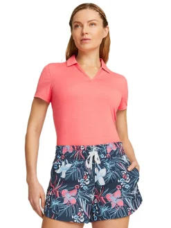 Puma Women'S Cloudspun Coast Golf Polo - Loveable Heather