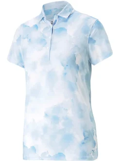 Puma Women'S Mattr Cloudy Golf Polo - Day Dream