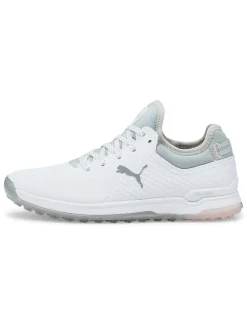 Puma Women'S Proadapt Alphacat Golf Shoes - White/Puma Silver/Pink Lady
