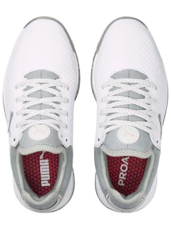 Puma Women'S Proadapt Alphacat Golf Shoes - White/Puma Silver/Pink Lady