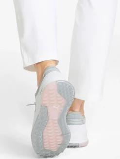 Puma Women'S Proadapt Alphacat Golf Shoes - White/Puma Silver/Pink Lady