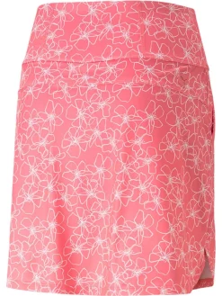 Puma Women'S Pwrmesh Island Flower Skort - Loveable/Bright White