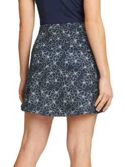 Puma Women'S Pwrmesh Island Flower Skort - Navy Blazer/Bright White