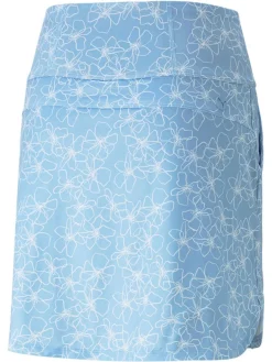 Puma Women'S Pwrmesh Island Flower Skort - Day Dream/Bright White