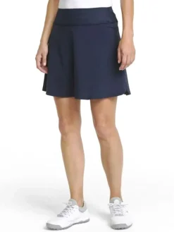 Puma Women'S Pwrshape Solid Woven Skort - Navy Blazer