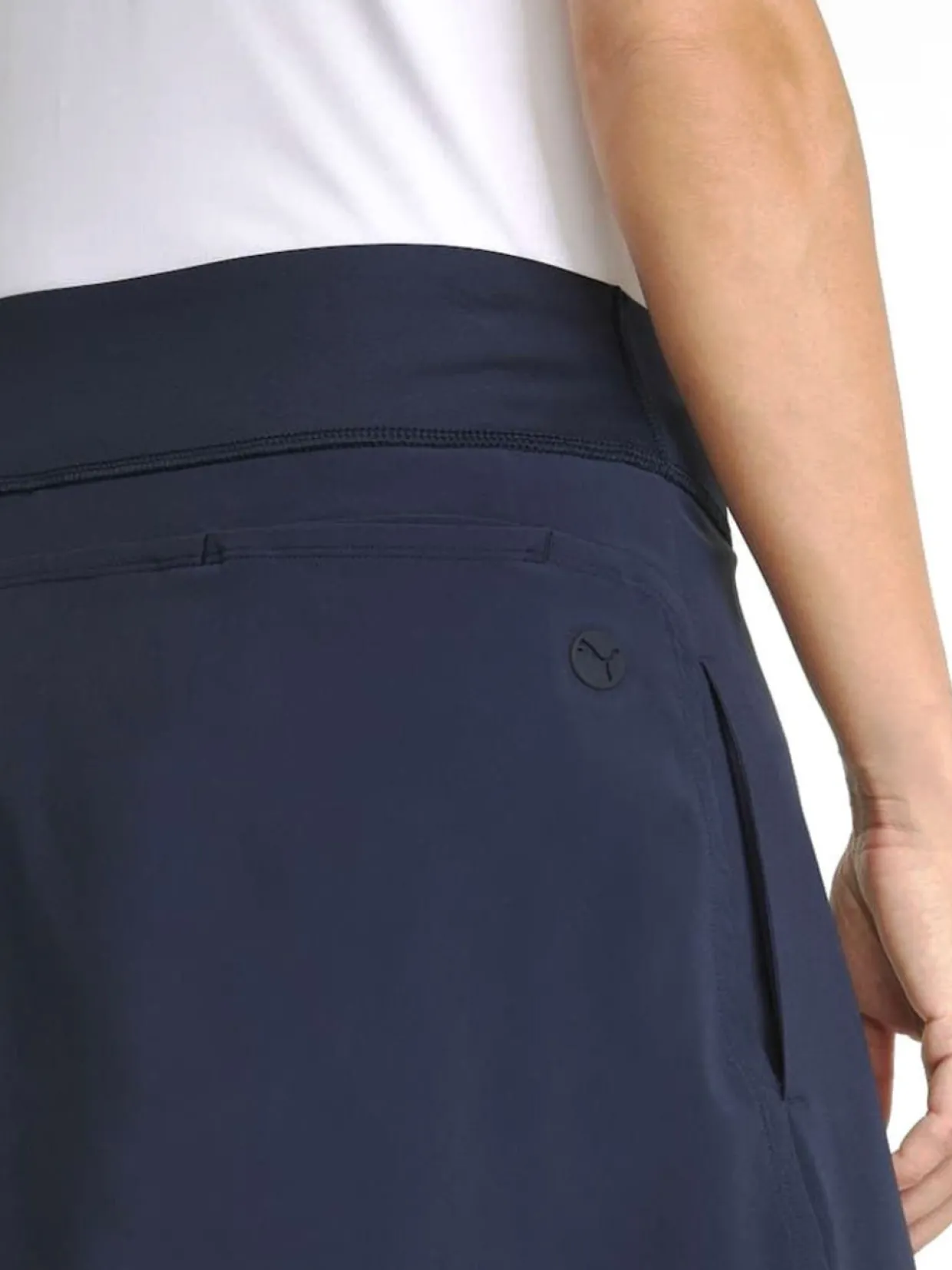 Puma Women'S Pwrshape Solid Woven Skort - Navy Blazer