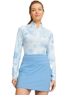 Puma Women'S Youv Cloud Golf 1/4 Zip - Day Dream