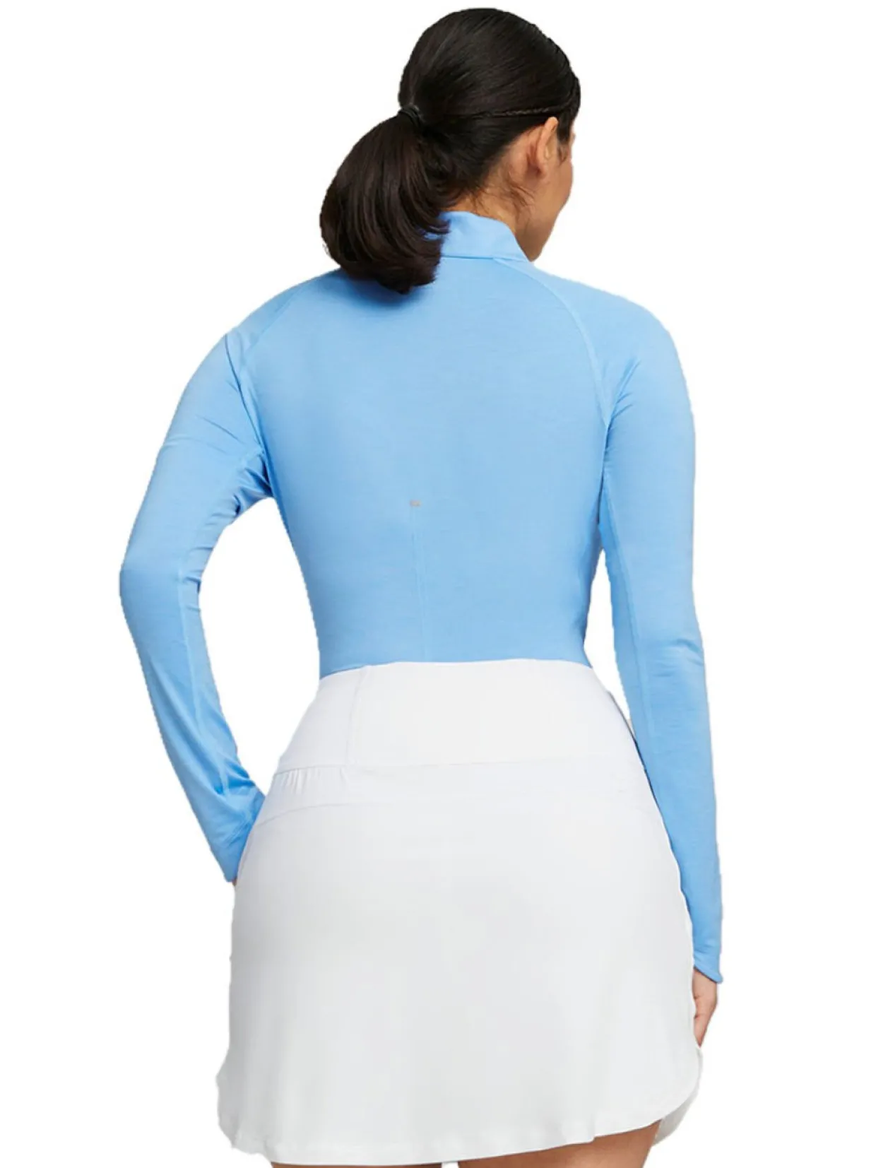 Puma Women'S Youv Golf 1/4 Zip - Day Dream Heather