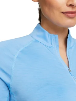 Puma Women'S Youv Golf 1/4 Zip - Day Dream Heather