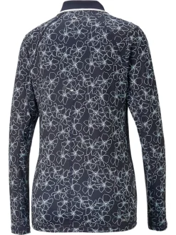 Puma Women'S Youv Island Golf Polo - Navy Blazer/Bright White