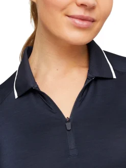 Puma Women'S Youv Ls Golf Polo - Navy Blazer Heather