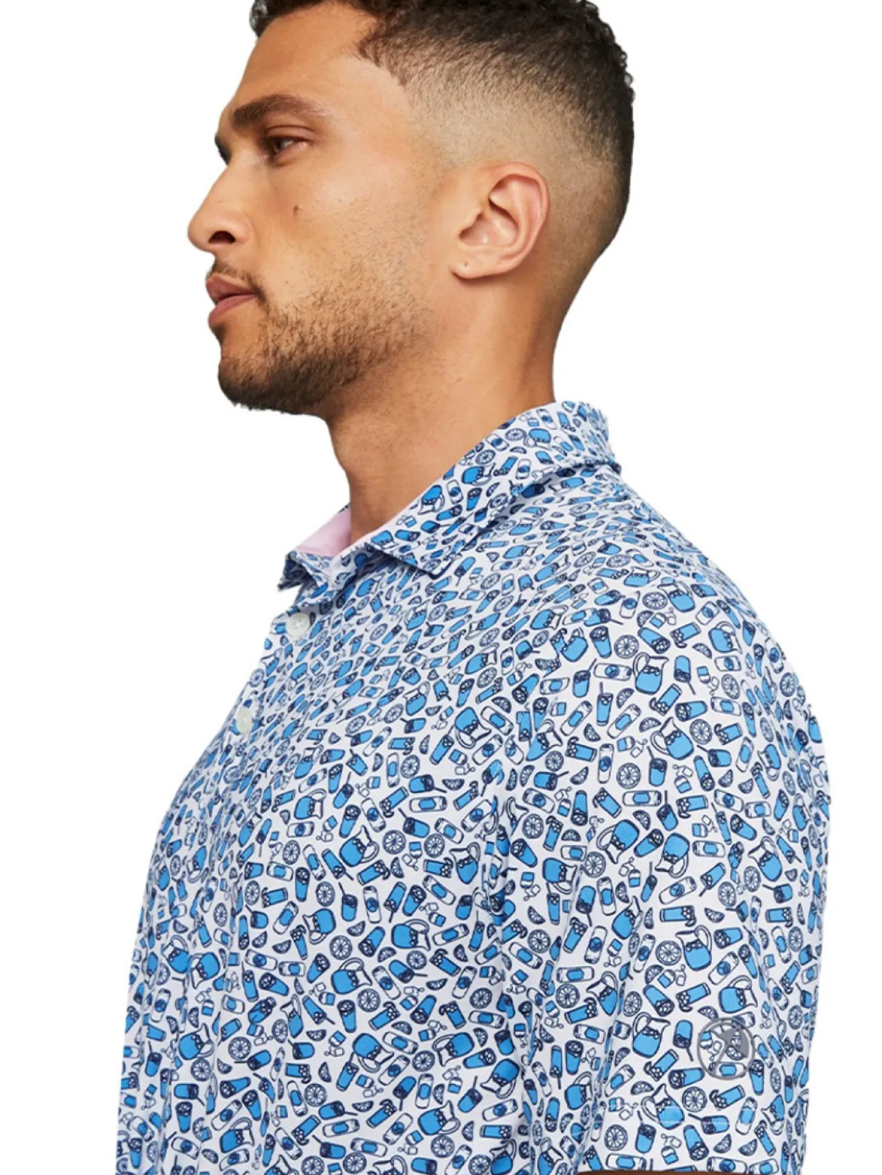 Puma X Arnold Mixer Polo - White Glow/Ash Grey