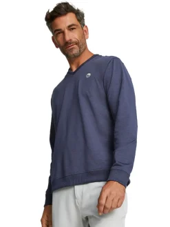 Puma X Arnold Palmer Cloudspun V-Neck Sweater - Navy Blazer Heather