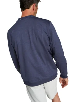 Puma X Arnold Palmer Cloudspun V-Neck Sweater - Navy Blazer Heather