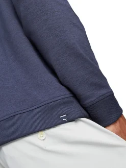 Puma X Arnold Palmer Cloudspun V-Neck Sweater - Navy Blazer Heather