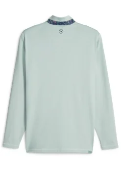 Puma X Liberty 1/4 Zip - Green Fog/Navy Blazer