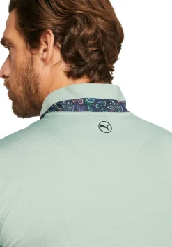 Puma X Liberty 1/4 Zip - Green Fog/Navy Blazer