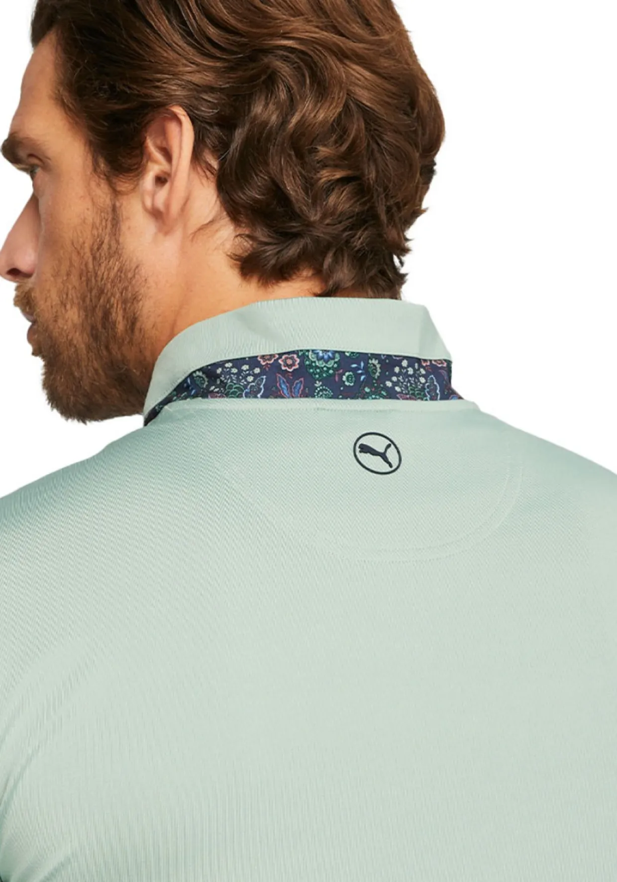 Puma X Liberty 1/4 Zip - Green Fog/Navy Blazer