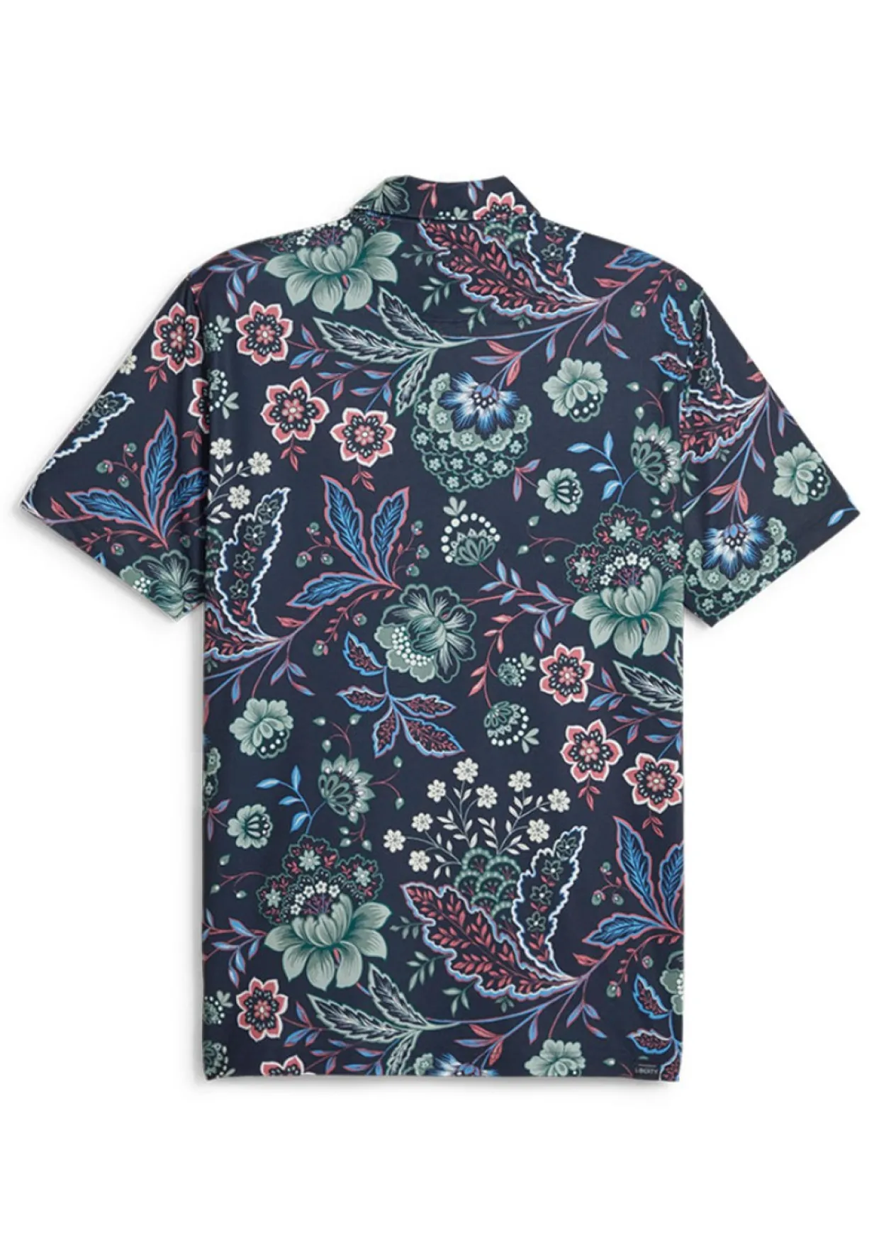 Puma X Liberty Paisley Polo - Navy Blazer/Green Fog