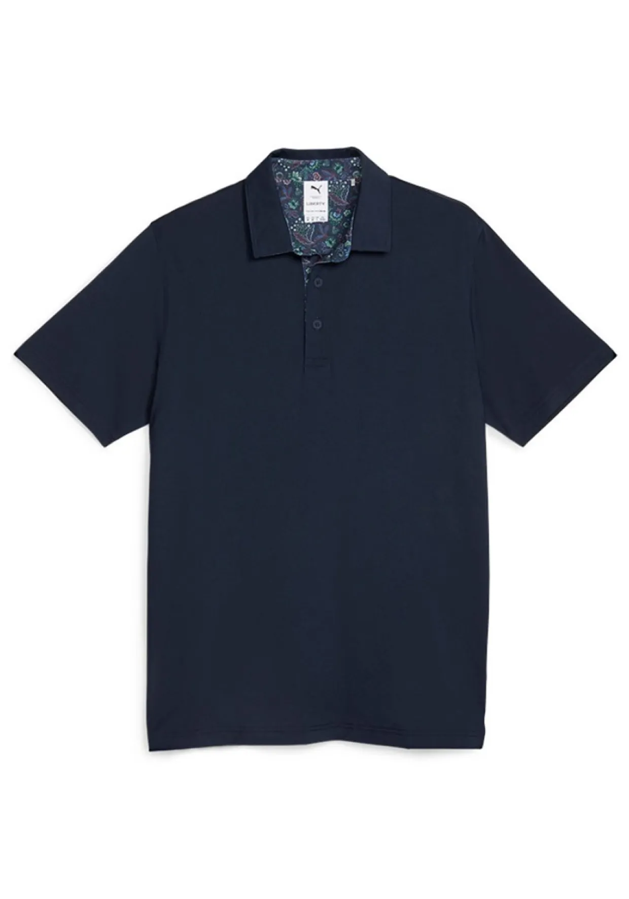 Puma X Liberty Solid Polo - Green Fog/Navy Blazer