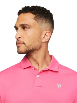 Puma X Palm Tree Crew Golf Polo - Charming Pink