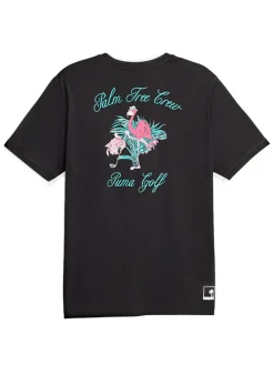 Puma X Palm Tree Crew Graphic Tee - Puma Black