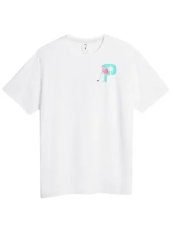 Puma X Palm Tree Crew Graphic Tee - White Glow