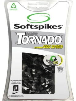 Softspikes Silver Tornado Golf Cleats Tour Lock