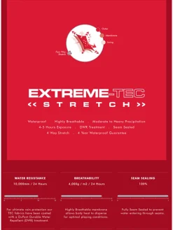 Sporte Leisure Men'S Extreme-Tec Rain Suit - Black