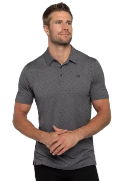Travis Mathew Change Of Address Polo - Heather Dark Grey