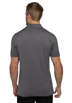 Travis Mathew Change Of Address Polo - Heather Dark Grey