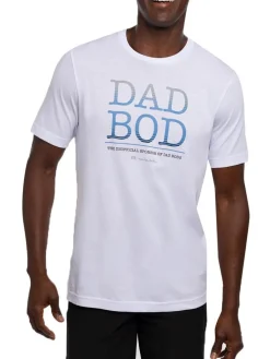 Travis Mathew Dad Bod T-Shirt - White/Blue